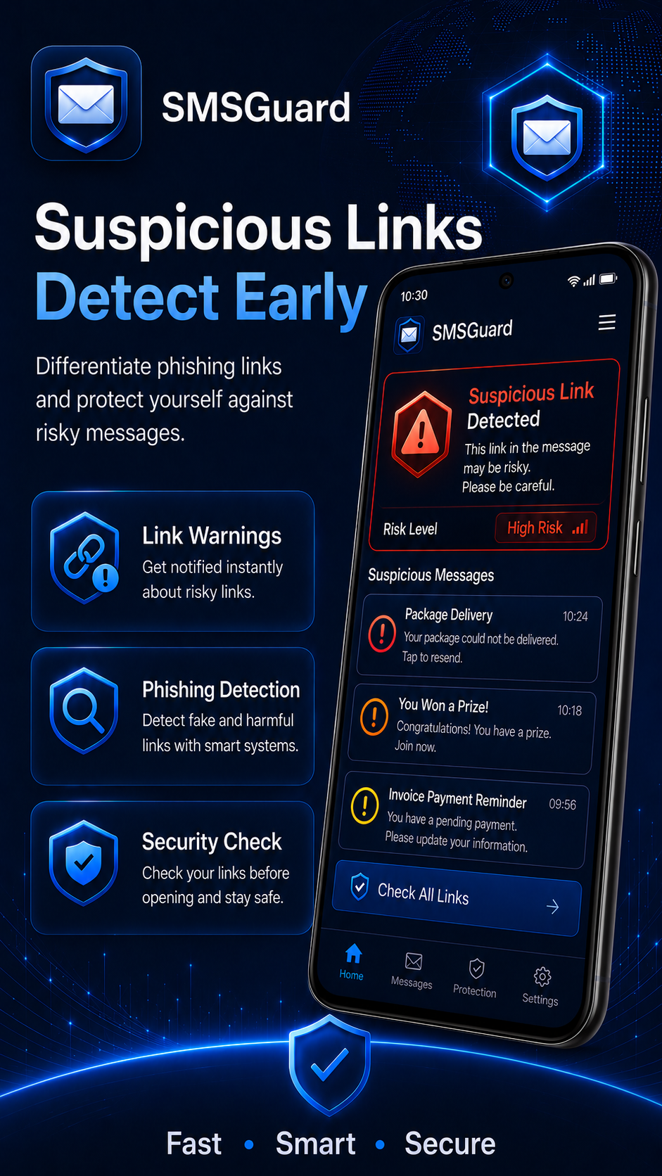 SMSGuard backup interface